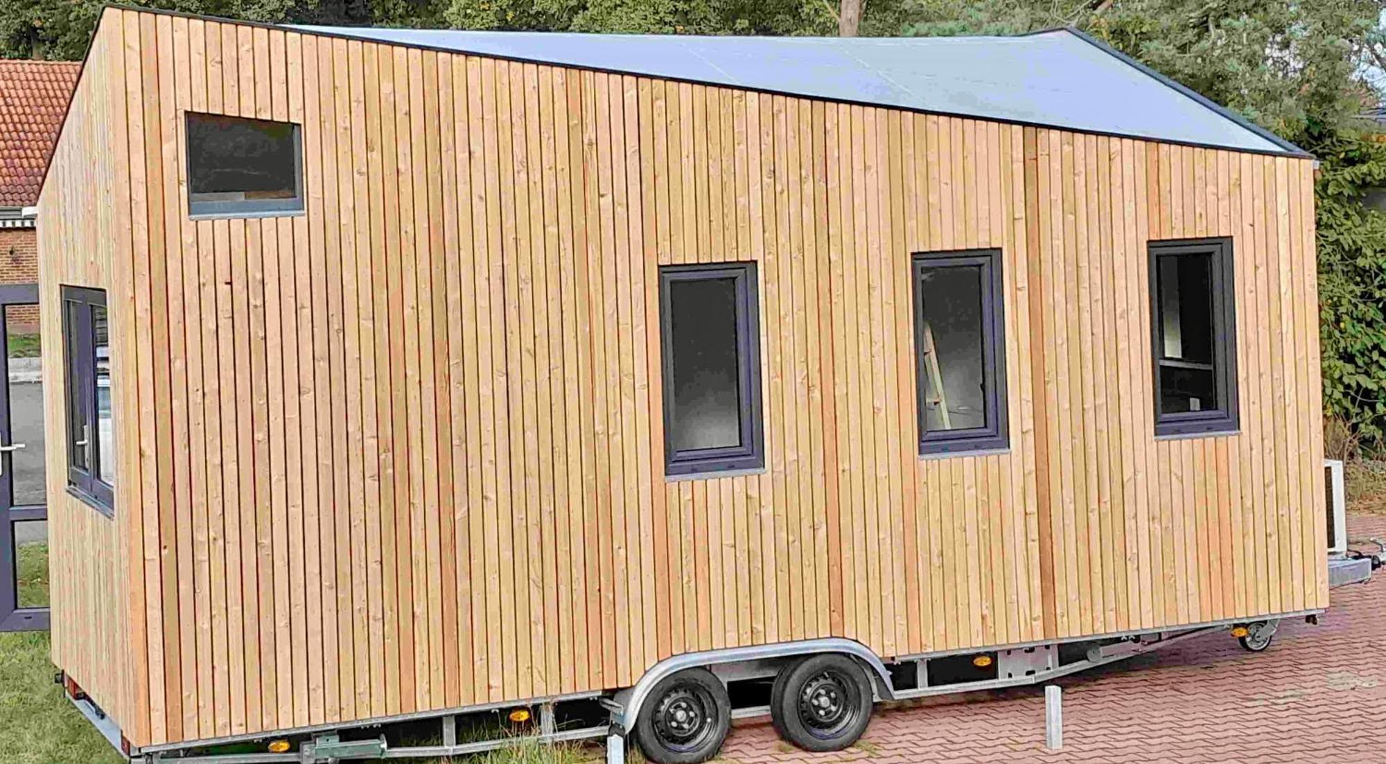 Готель Tiny Haus Blanker Hans Auf Dem Campingplatz Strandgut Куксгафен Екстер'єр фото